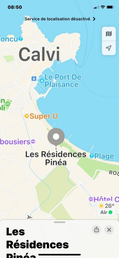Duplex Calvi Direct Plage 외부 사진